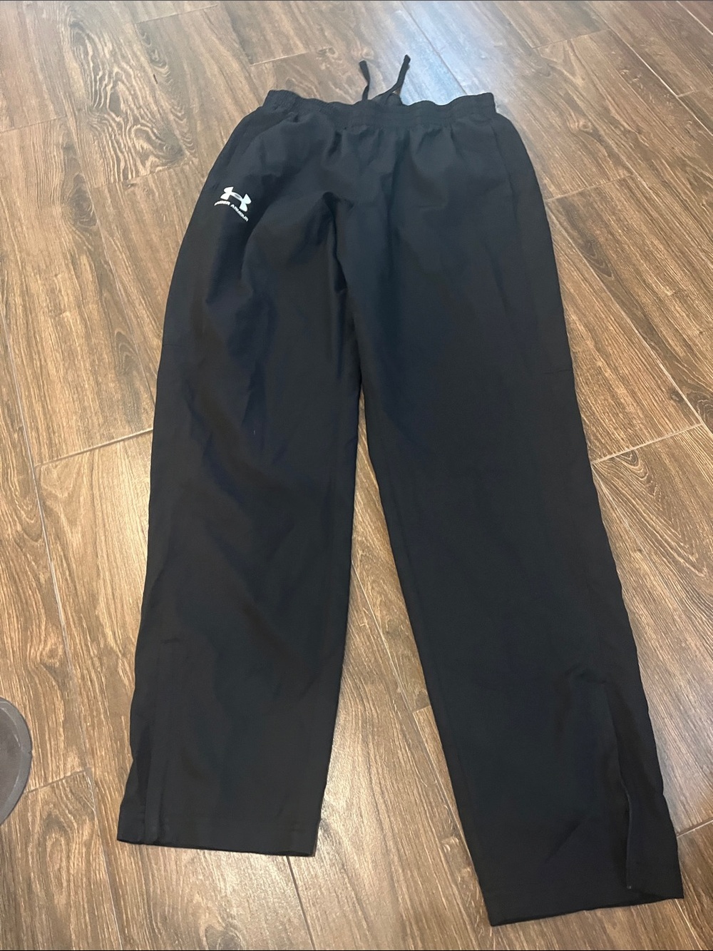Under Armour Kids Black Athletic Joggers with Logo